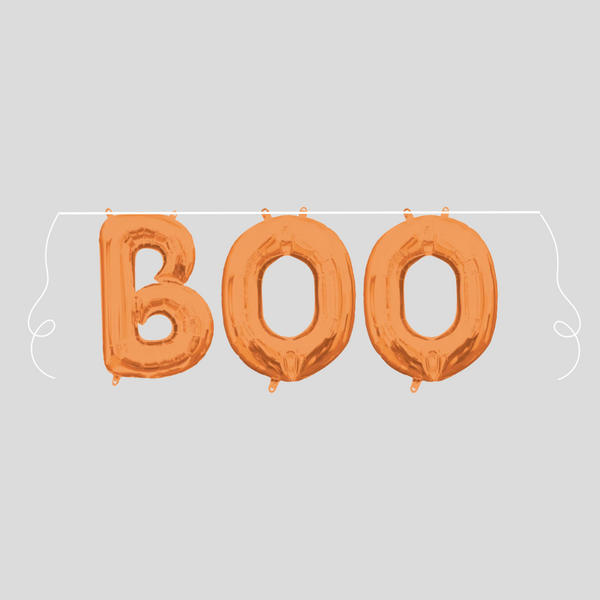 'Boo' Air-Filled Balloon Banner