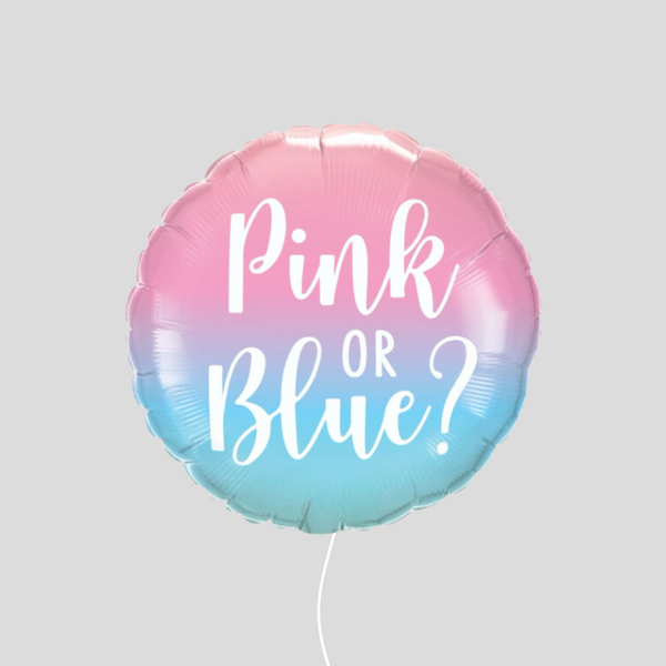 18" 'Gender Reveal Ombre' Standard Foil Balloon