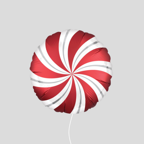 'Satin Infused Sangria Candy Swirls' Standard Foil Balloon