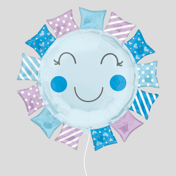 27" 'Baby Boy Sunshine' Medium Foil Balloon