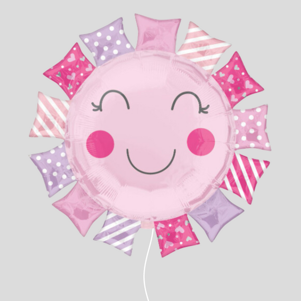 27" 'Baby Girl Sunshine' Medium Foil Balloon