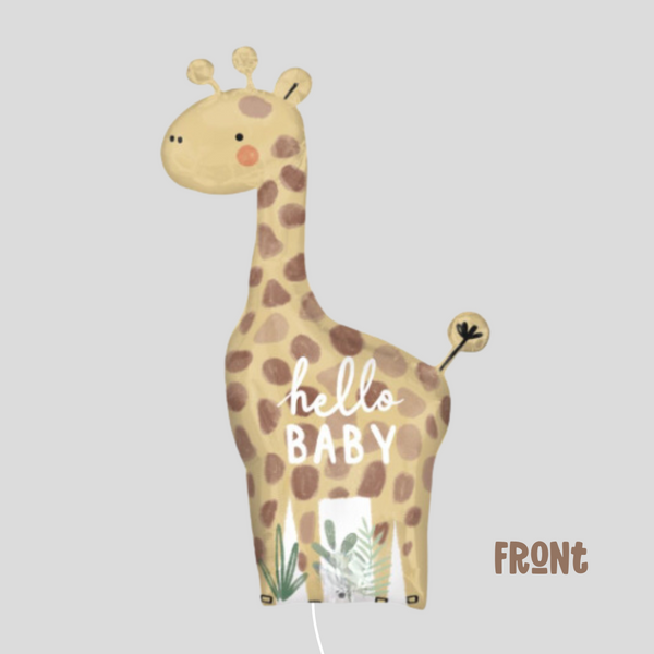 42" 'Soft Jungle Baby' Large Foil Balloon