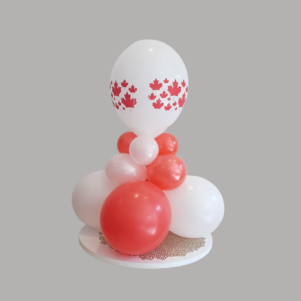 Canada Day Balloon Table Centerpiece