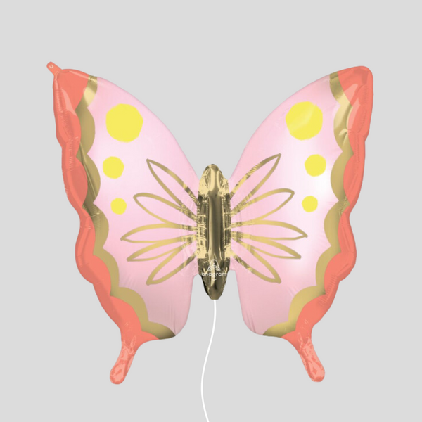 'Soulful Blossoms Butterfly' Medium Foil Helium Balloon Bouquet