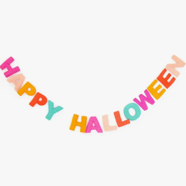 Happy Halloween Felt Garland