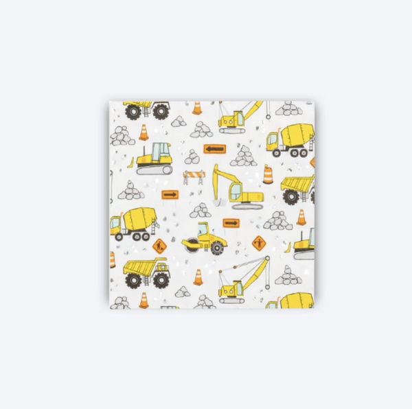 Under Construction Large Napkins