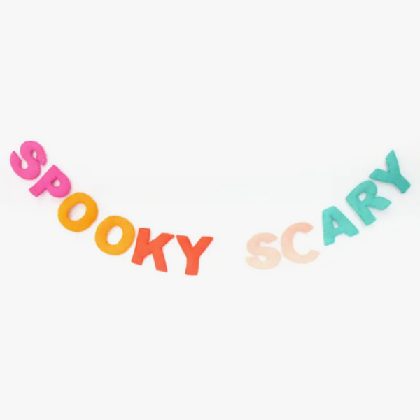 Spooky Scary Felt Garland