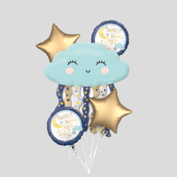 'Twinkle Little Star' Foil Balloon Bouquet