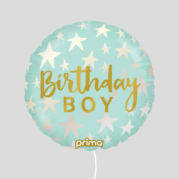 18" Birthday Boy Standard Foil Balloon