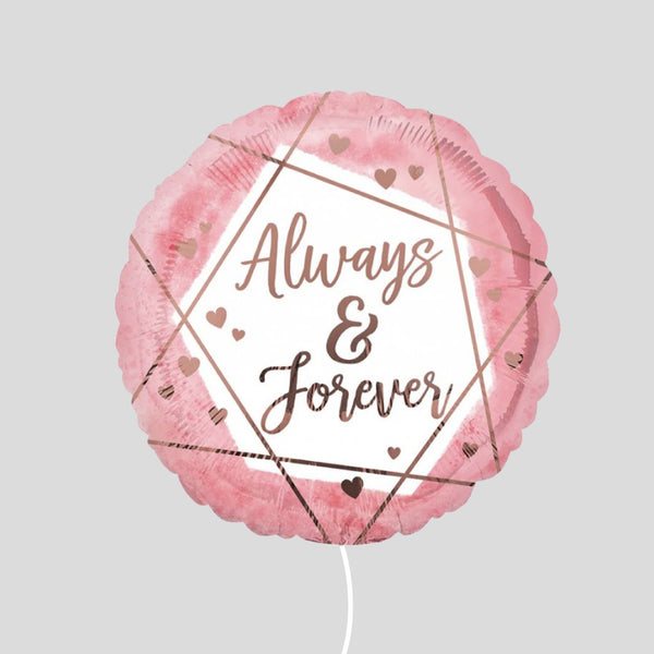 17" Always & Forever Heart Standard Foil Balloon