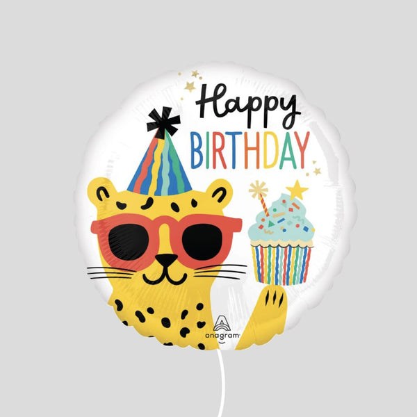 17" 'Happy Birthday' Party Animal Standard Foil Balloon