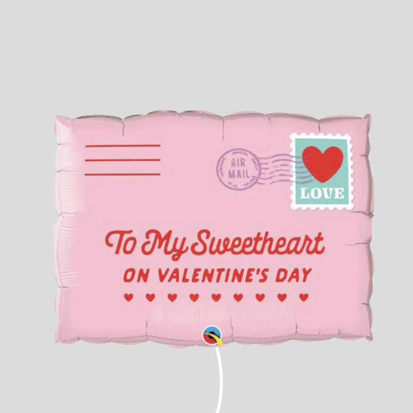 30" "To My Sweetheart On Valentine's Day" Medium Foil Balloon
