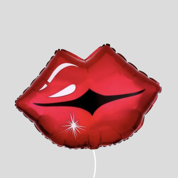 17" Red Lips Standard Foil Balloon