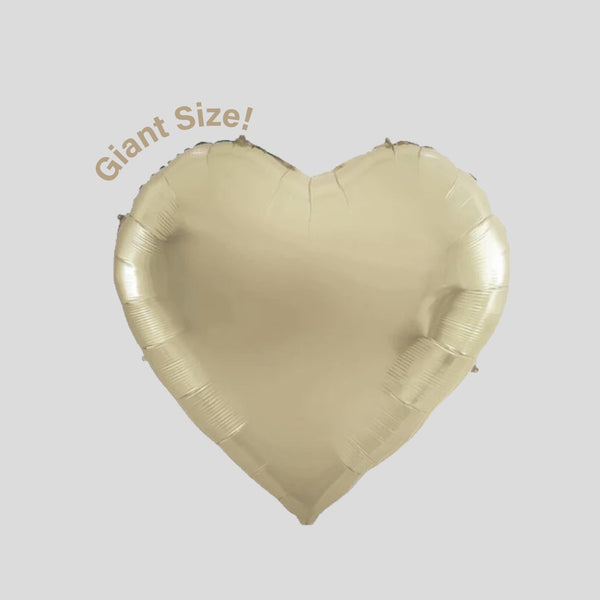68" Gold Giant Size Heart Foil
