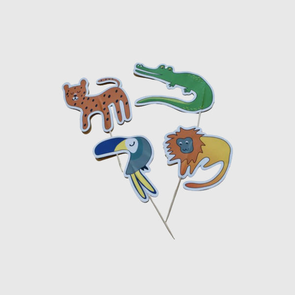 Tropical Animals Toppers