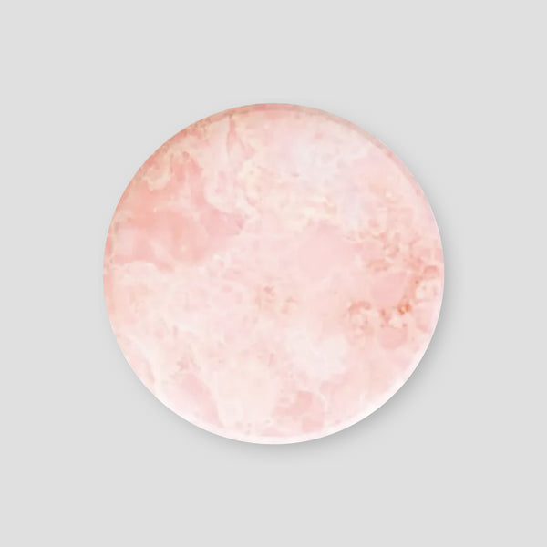 'Low Rim Rose Quartz' Small Paper Party Plates