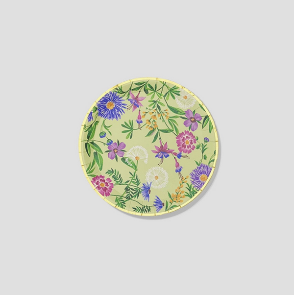 'Wildflowers' Small Paper Party Plates
