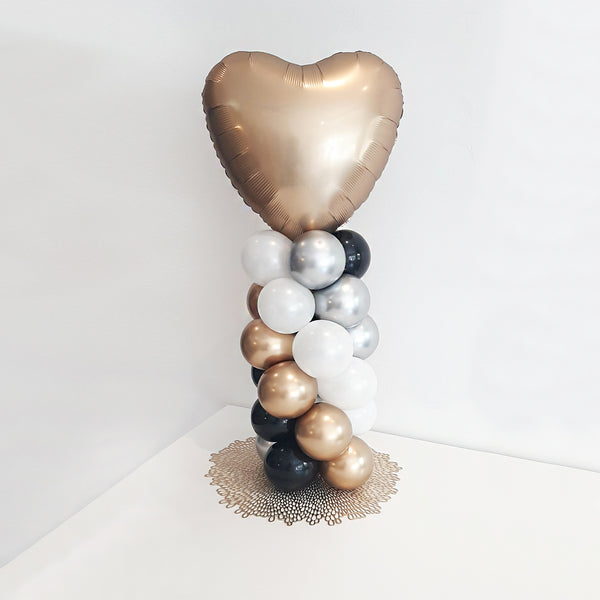 'MIni-Column' Balloon Table Centerpiece