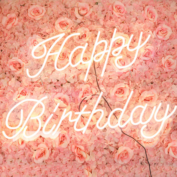 'Happy Birthday' Neon Light Rental
