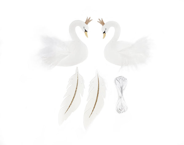 Swan Princess Banner Charms