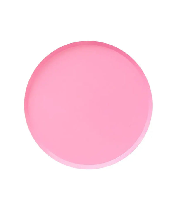 Low Rim Rose Small  Paper Party Plates