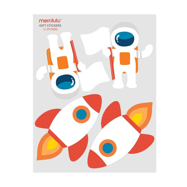 Trip To The Moon Gift Bag Stickers