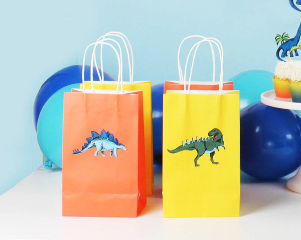 Dinosaur Party Gift Bag Stickers