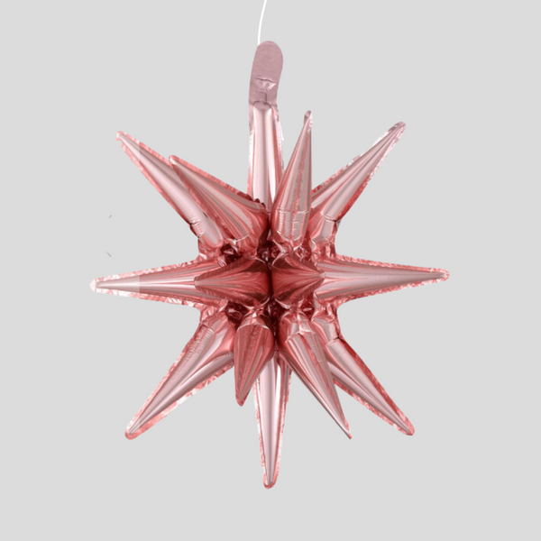'Magic Star Rose Gold' Small Foil Balloon