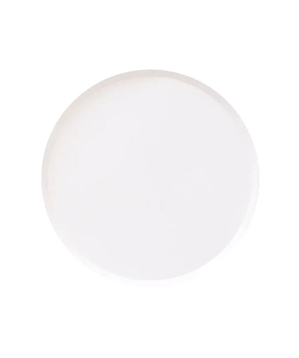 Low Rim Snow Small Paper Party Plates