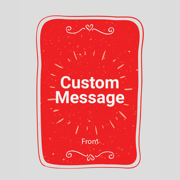 Card with Custom Message