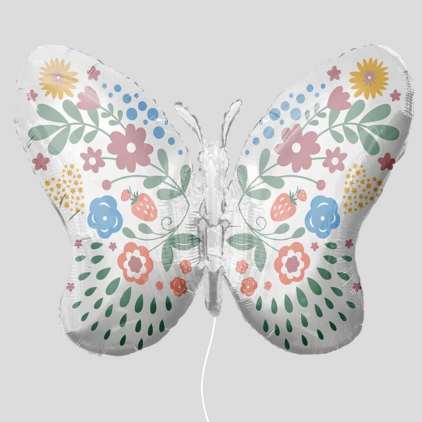 'Lovely Butterfly' Medium Foil Helium Balloon Bouquet