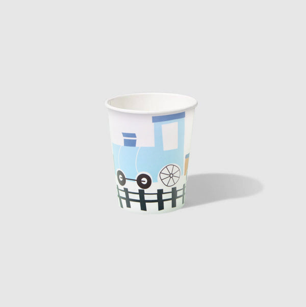 Steam Train Paper Party Cups