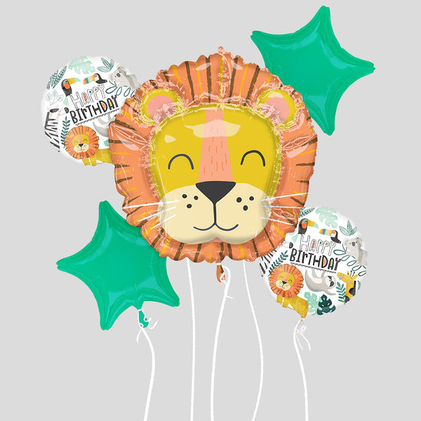 'Get Wild Birthday' Foil Balloon Bouquet