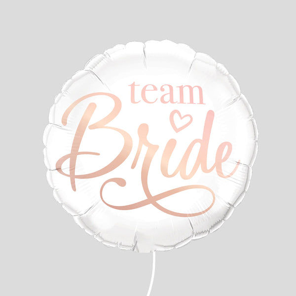 18" 'Team Bride' Standard Foil Balloon