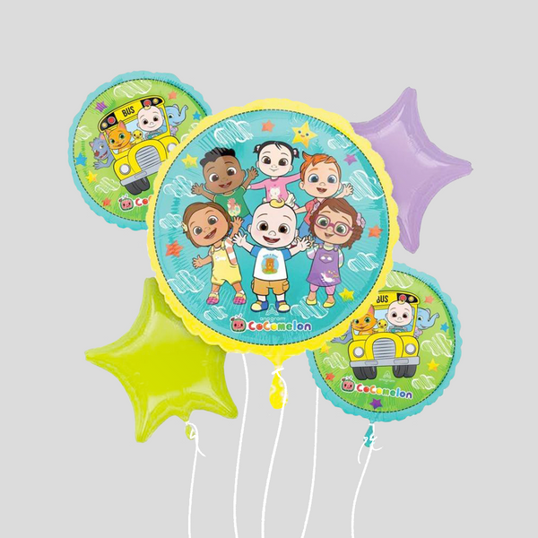 'Cocomelon' Foil Balloon Bouquet